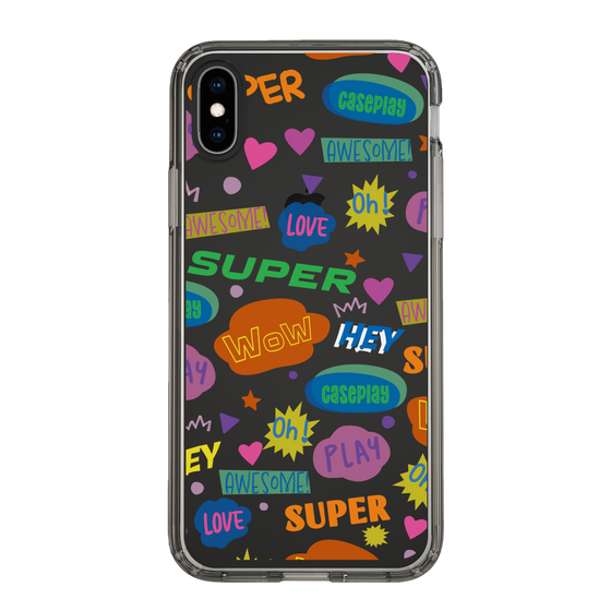 Slim Protection Case［ Original - Colorful Moji ］