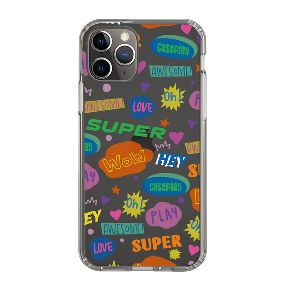 Slim Protection Case［ Original - Colorful Moji ］