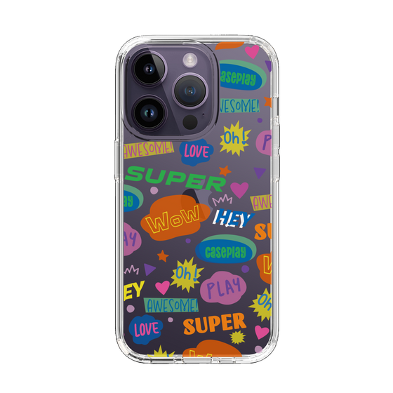 Slim Protection Case［ Original - Colorful Moji ］