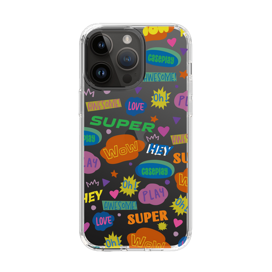 Slim Protection Case［ Original - Colorful Moji ］