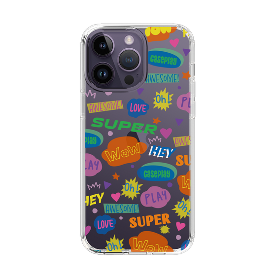 Slim Protection Case［ Original - Colorful Moji ］