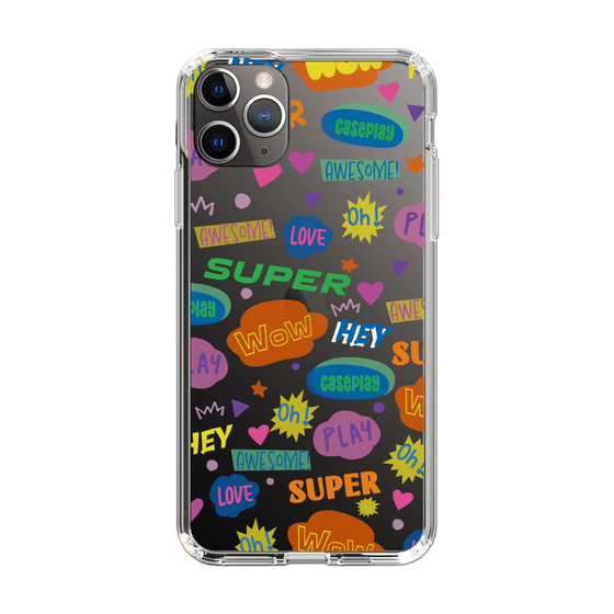 Slim Protection Case［ Original - Colorful Moji ］