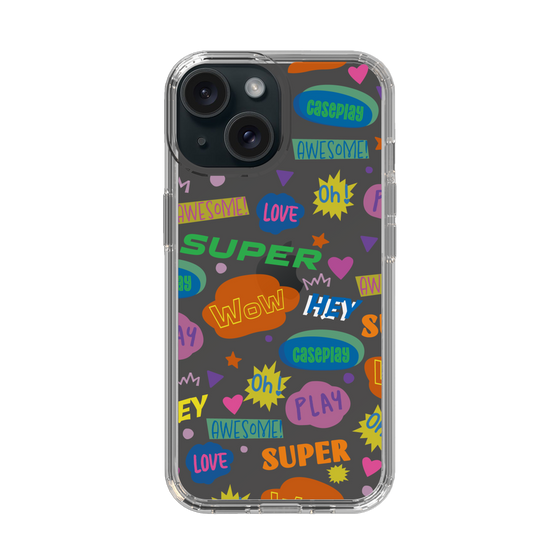 Slim Protection Case［ Original - Colorful Moji ］