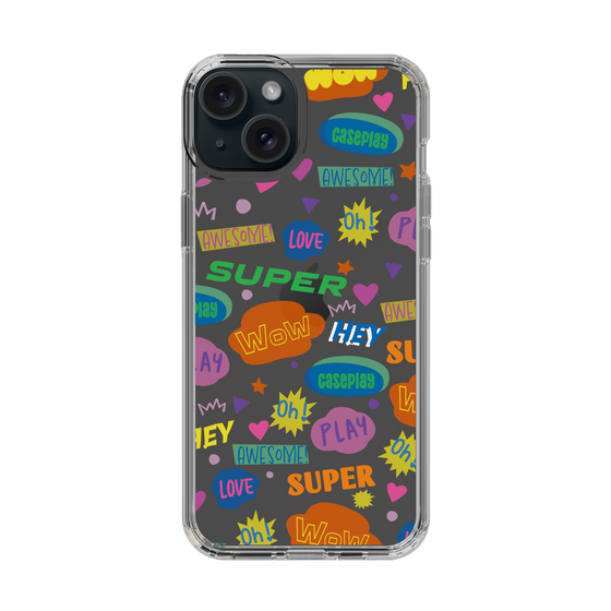 Slim Protection Case［ Original - Colorful Moji ］