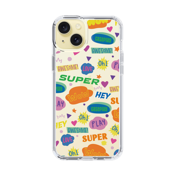 Slim Protection Case［ Original - Colorful Moji ］