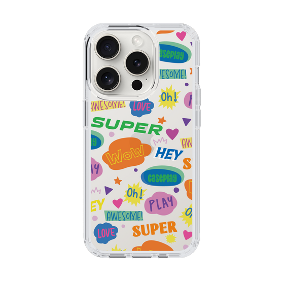 Slim Protection Case［ Original - Colorful Moji ］