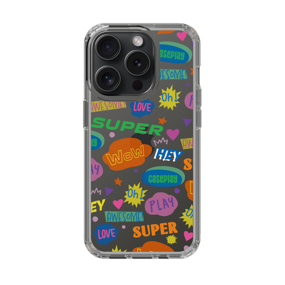 Slim Protection Case［ Original - Colorful Moji ］
