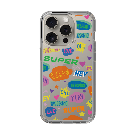Slim Protection Case［ Original - Colorful Moji ］