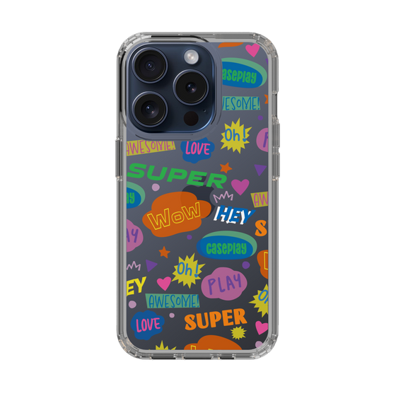 Slim Protection Case［ Original - Colorful Moji ］