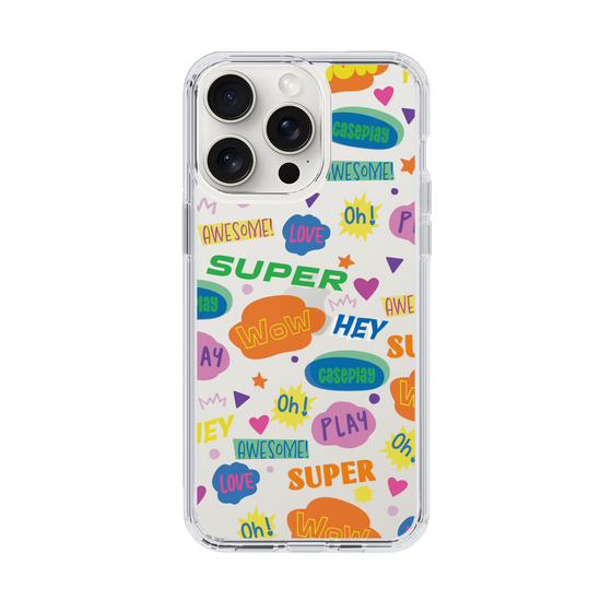 Slim Protection Case［ Original - Colorful Moji ］
