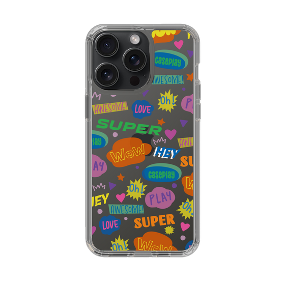 Slim Protection Case［ Original - Colorful Moji ］
