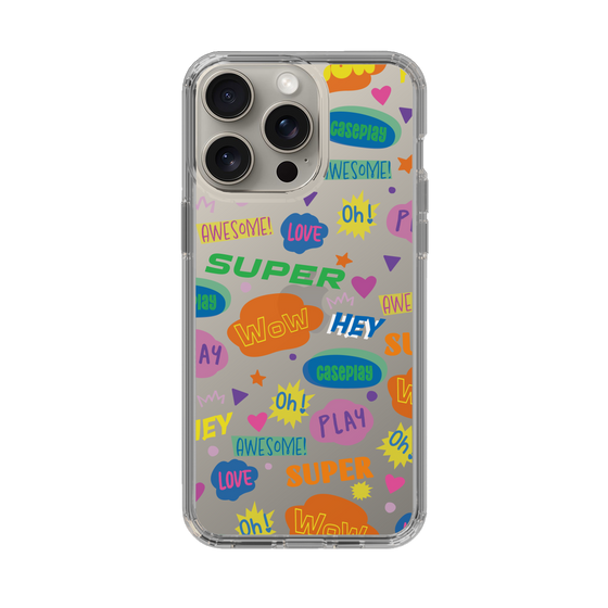 Slim Protection Case［ Original - Colorful Moji ］