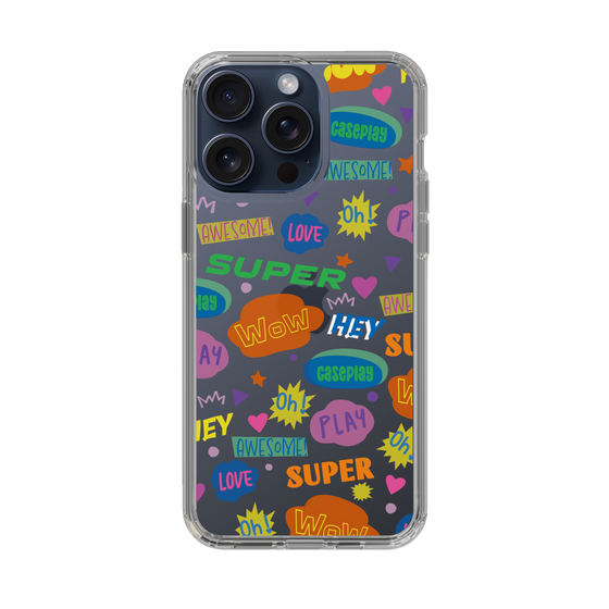 Slim Protection Case［ Original - Colorful Moji ］