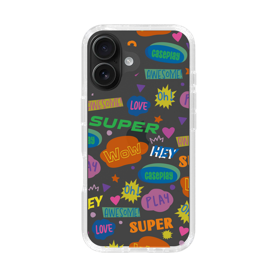 Slim Protection Case［ Original - Colorful Moji ］