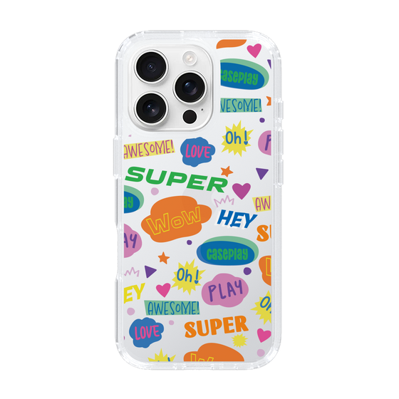 Slim Protection Case［ Original - Colorful Moji ］