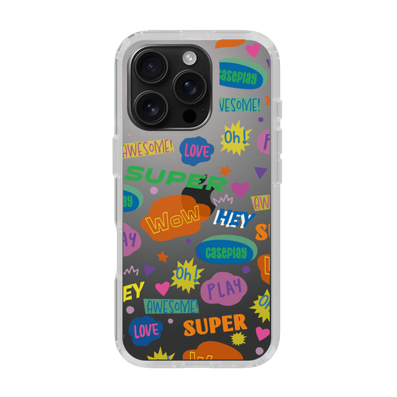 Slim Protection Case［ Original - Colorful Moji ］