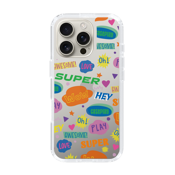 Slim Protection Case［ Original - Colorful Moji ］
