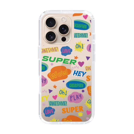 Slim Protection Case［ Original - Colorful Moji ］
