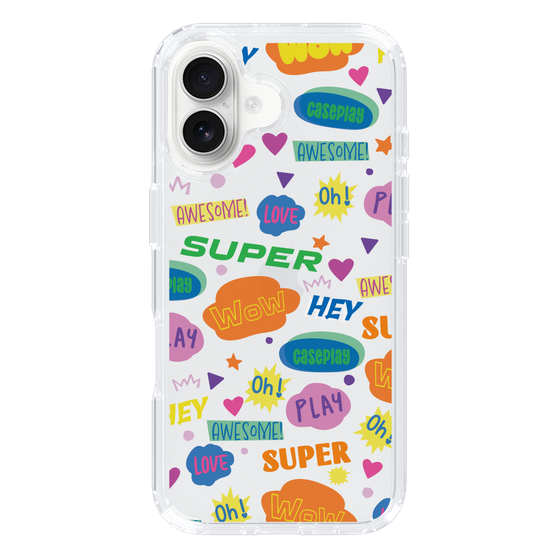 Slim Protection Case［ Original - Colorful Moji ］