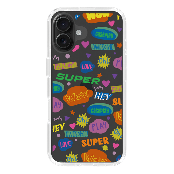Slim Protection Case［ Original - Colorful Moji ］