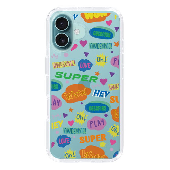 Slim Protection Case［ Original - Colorful Moji ］