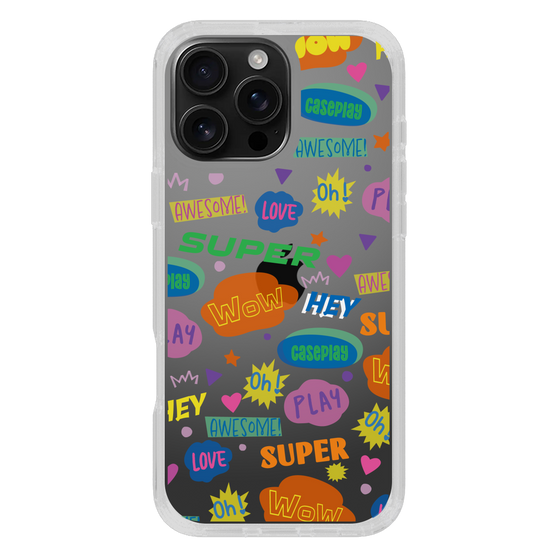 Slim Protection Case［ Original - Colorful Moji ］