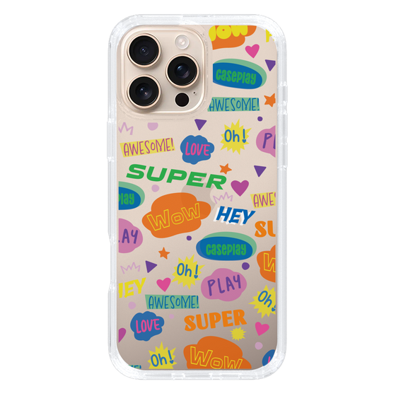 Slim Protection Case［ Original - Colorful Moji ］
