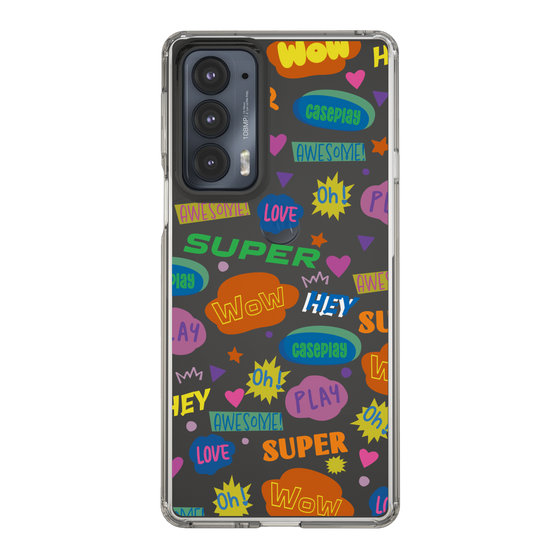 Slim Protection Case［ Original - Colorful Moji ］