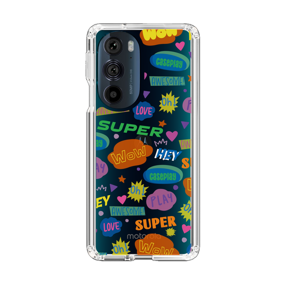 Slim Protection Case［ Original - Colorful Moji ］