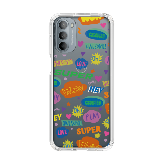 Slim Protection Case［ Original - Colorful Moji ］
