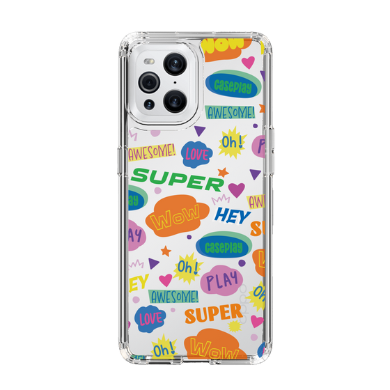 Slim Protection Case［ Original - Colorful Moji ］