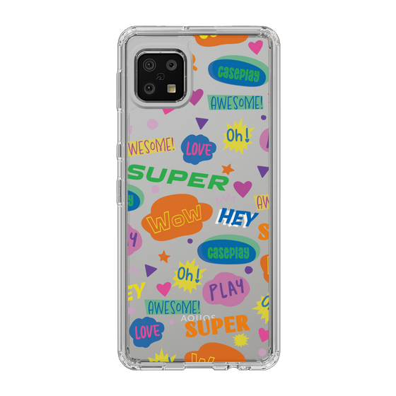 Slim Protection Case［ Original - Colorful Moji ］