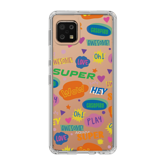 Slim Protection Case［ Original - Colorful Moji ］