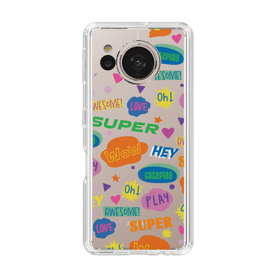 Slim Protection Case［ Original - Colorful Moji ］