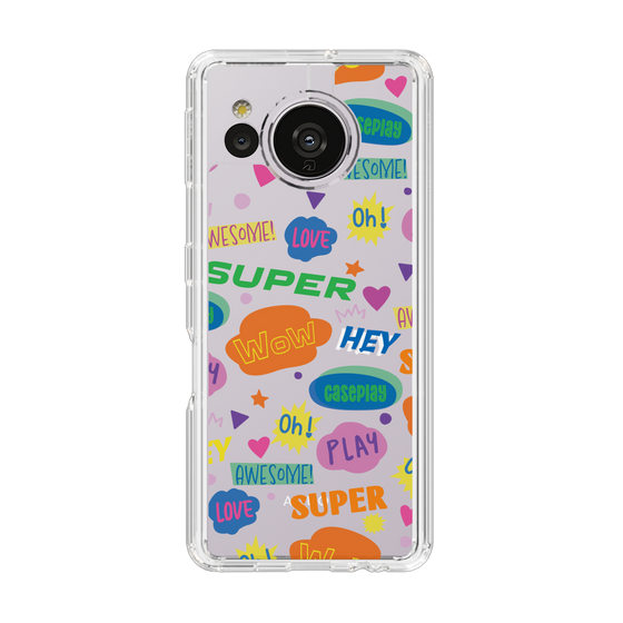 Slim Protection Case［ Original - Colorful Moji ］