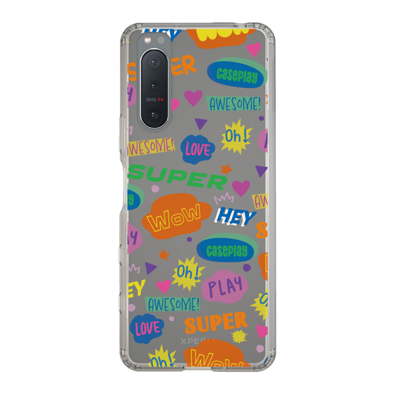 Slim Protection Case［ Original - Colorful Moji ］