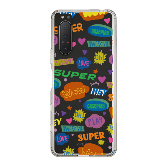 Slim Protection Case［ Original - Colorful Moji ］
