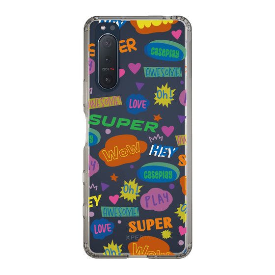 Slim Protection Case［ Original - Colorful Moji ］