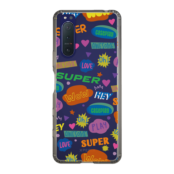 Slim Protection Case［ Original - Colorful Moji ］