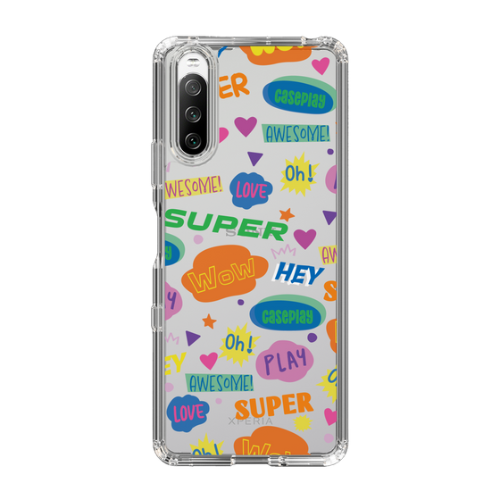 Slim Protection Case［ Original - Colorful Moji ］