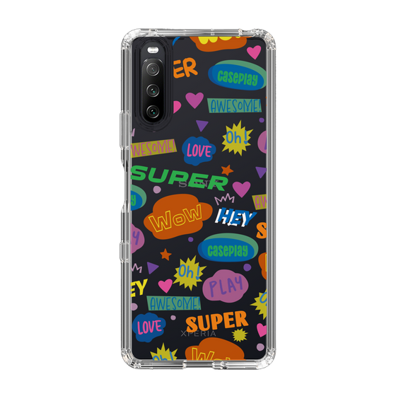 Slim Protection Case［ Original - Colorful Moji ］