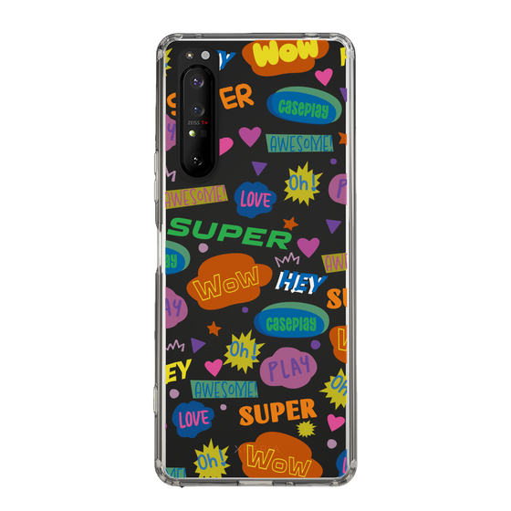 Slim Protection Case［ Original - Colorful Moji ］