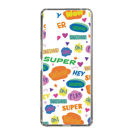 Slim Protection Case［ Original - Colorful Moji ］