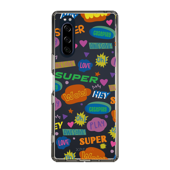 Slim Protection Case［ Original - Colorful Moji ］