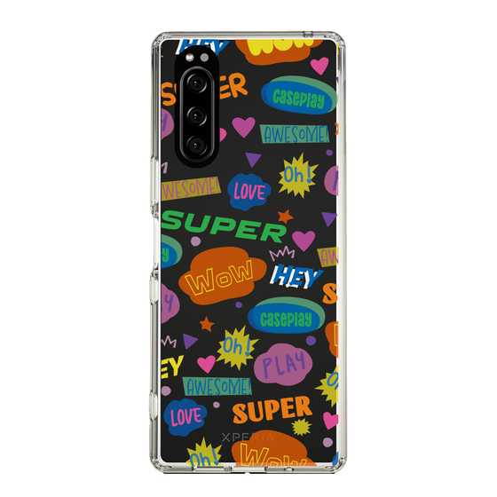Slim Protection Case［ Original - Colorful Moji ］