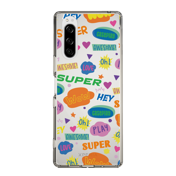Slim Protection Case［ Original - Colorful Moji ］