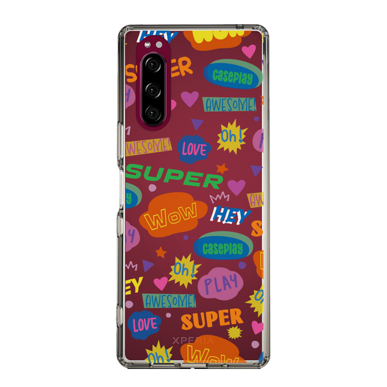 Slim Protection Case［ Original - Colorful Moji ］