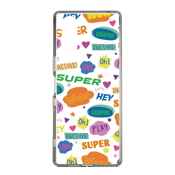 Slim Protection Case［ Original - Colorful Moji ］