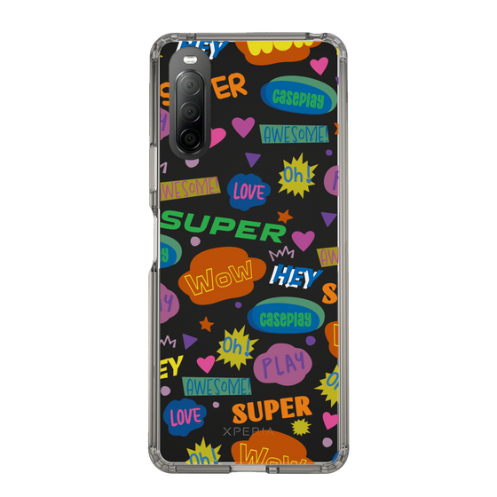 Slim Protection Case［ Original - Colorful Moji ］