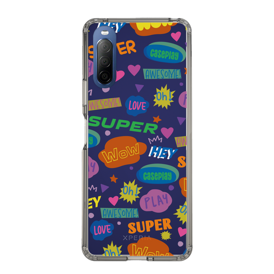 Slim Protection Case［ Original - Colorful Moji ］